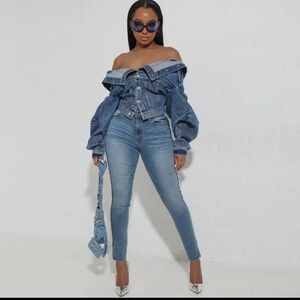 Designer Style Jean Jacket